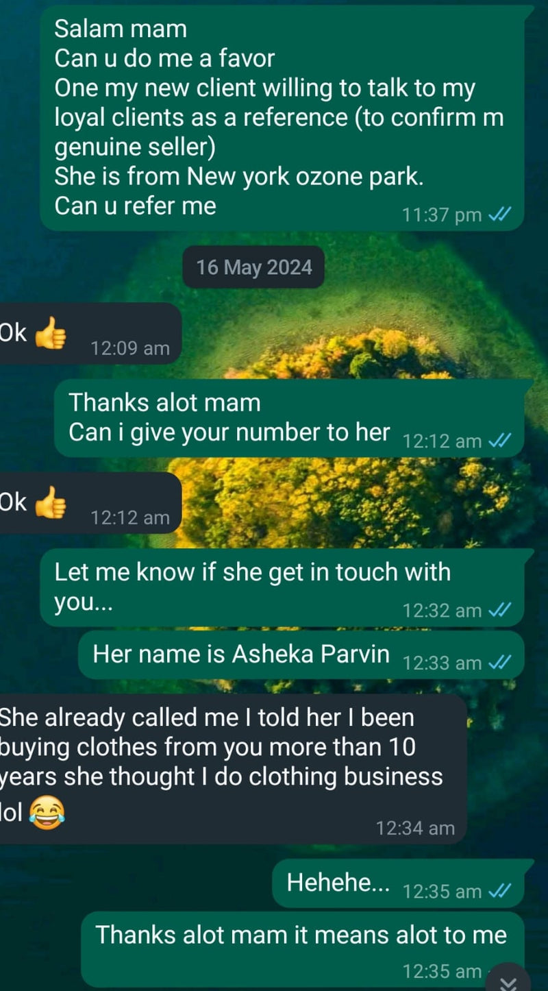 Customer review screenshot