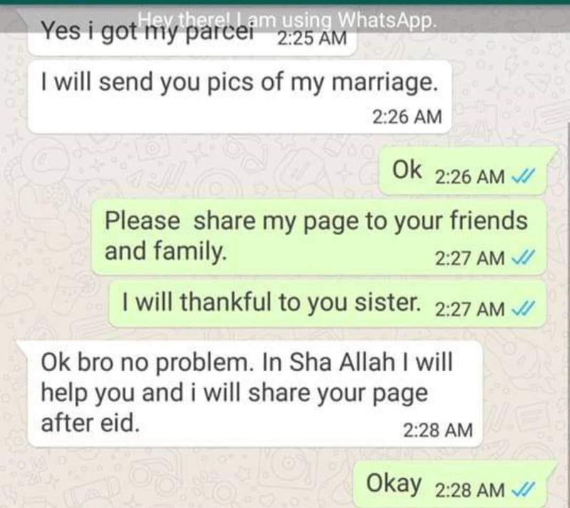 Customer review screenshot