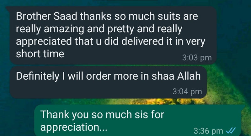 Customer review screenshot