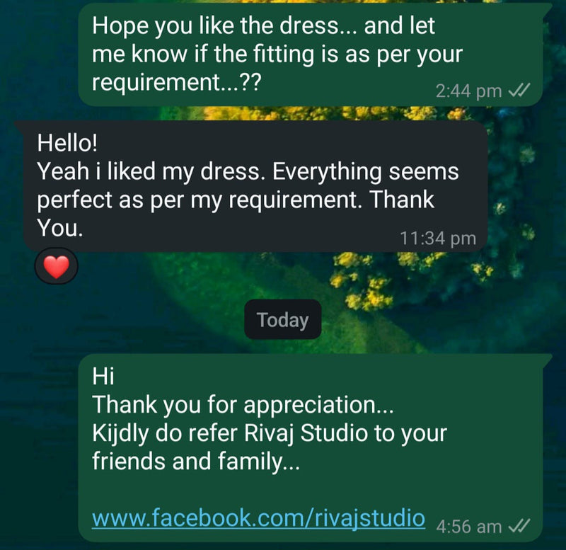 Customer review screenshot